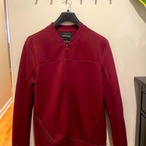 Medium Textured Athletic Bomber Jacket